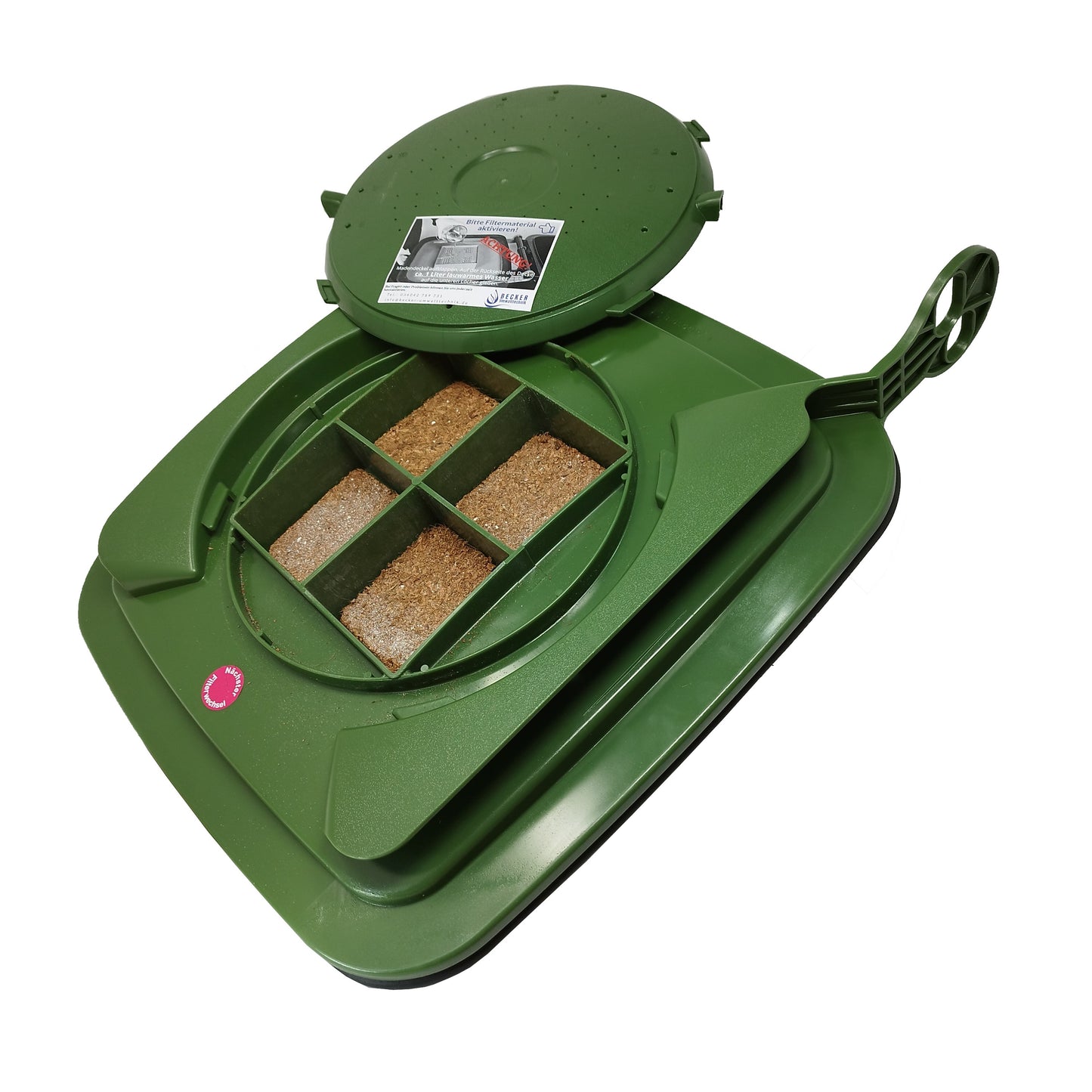 Madendeckel 60/80 Liter Grün