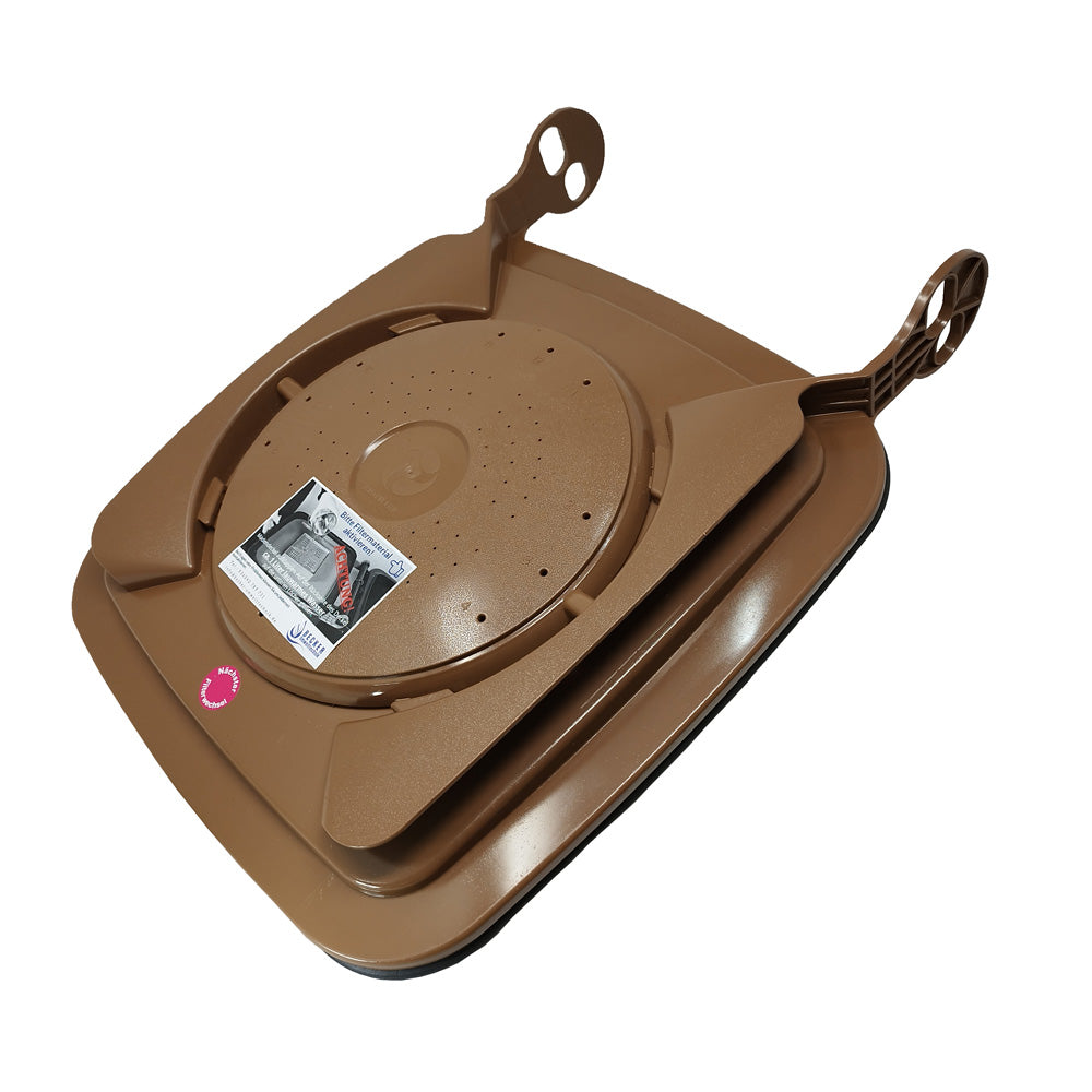 Madendeckel 60/80 Liter Braun