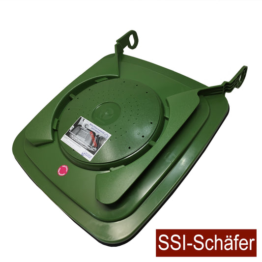 Madendeckel 120 Liter SSI-Schäfer Grün Sonderform