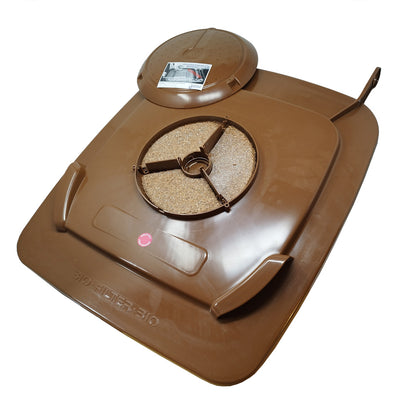 Madendeckel 240 Liter Braun