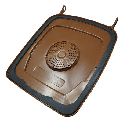 Madendeckel 240 Liter Braun