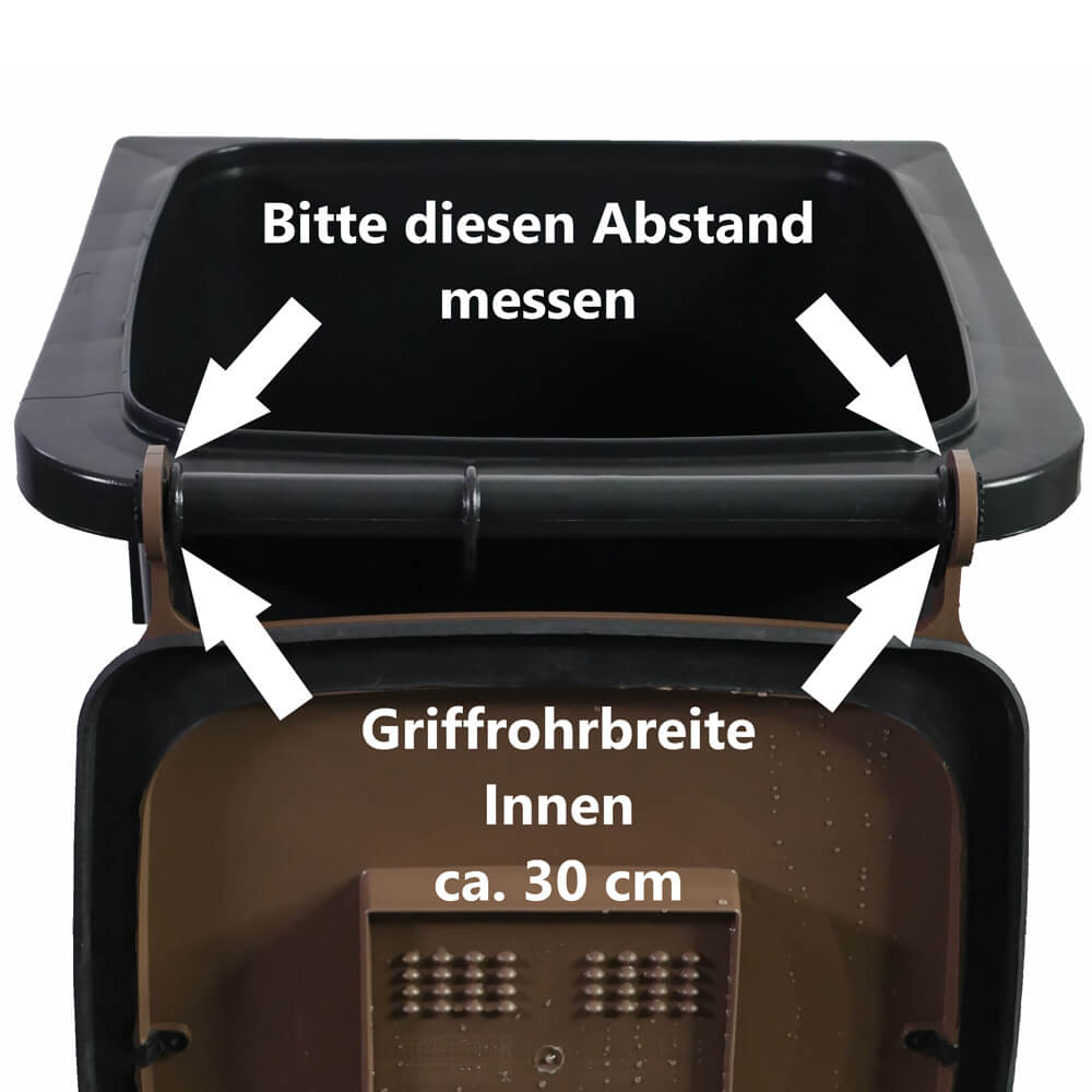 Madendeckel 60/80 Liter Braun