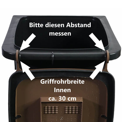 Madendeckel 60/80 Liter Braun