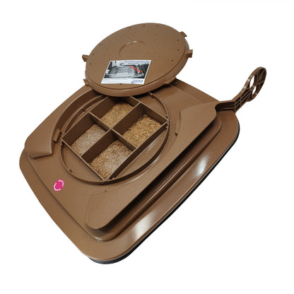 Madendeckel 60/80 Liter Braun