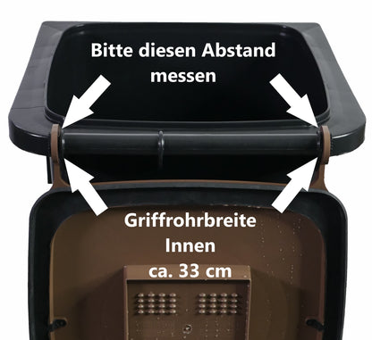 Madendeckel 120 Liter Grün